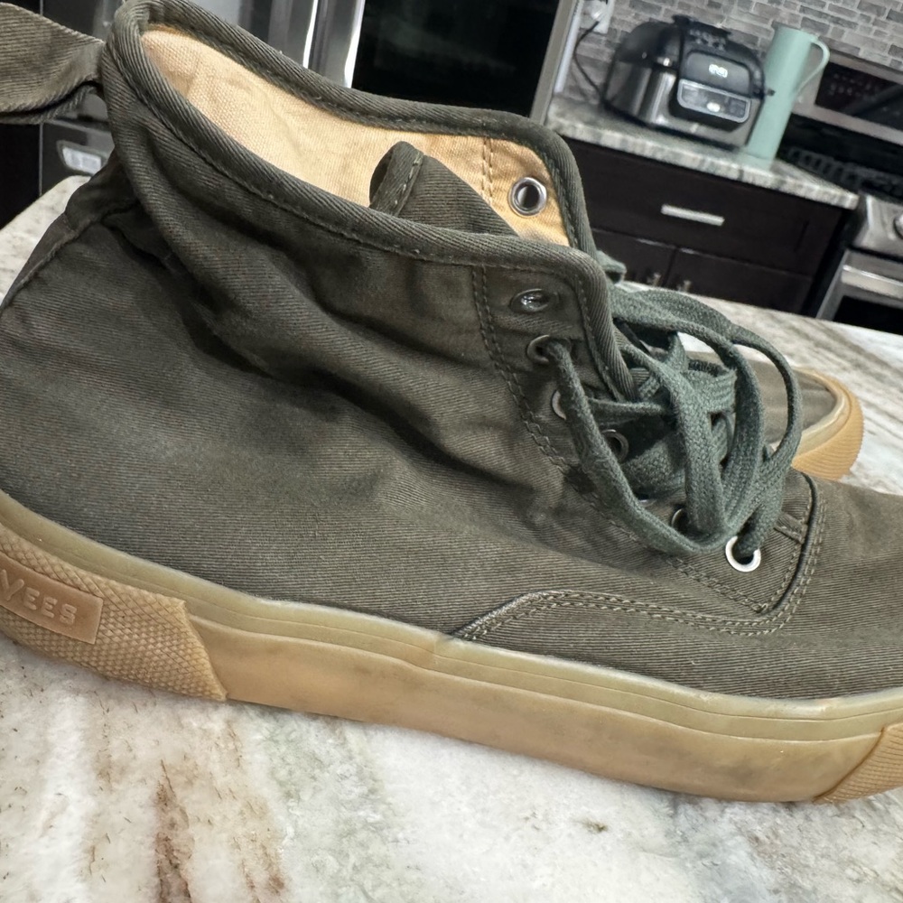 SeaVees Olive Green High-Top Sneakers 11